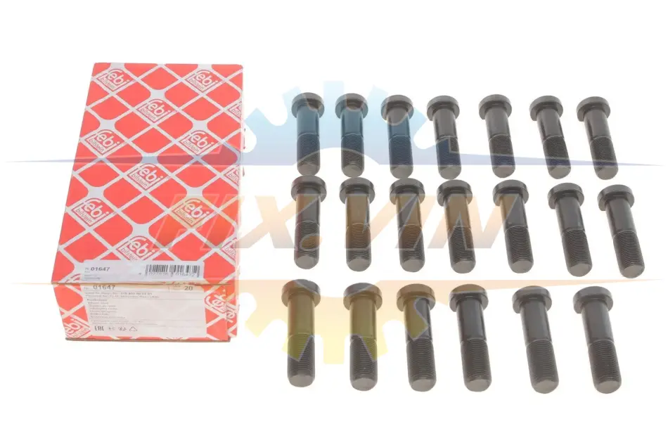 Болт колеса (з круглою головкою) FEBI BILSTEIN 01647 (фото 1)