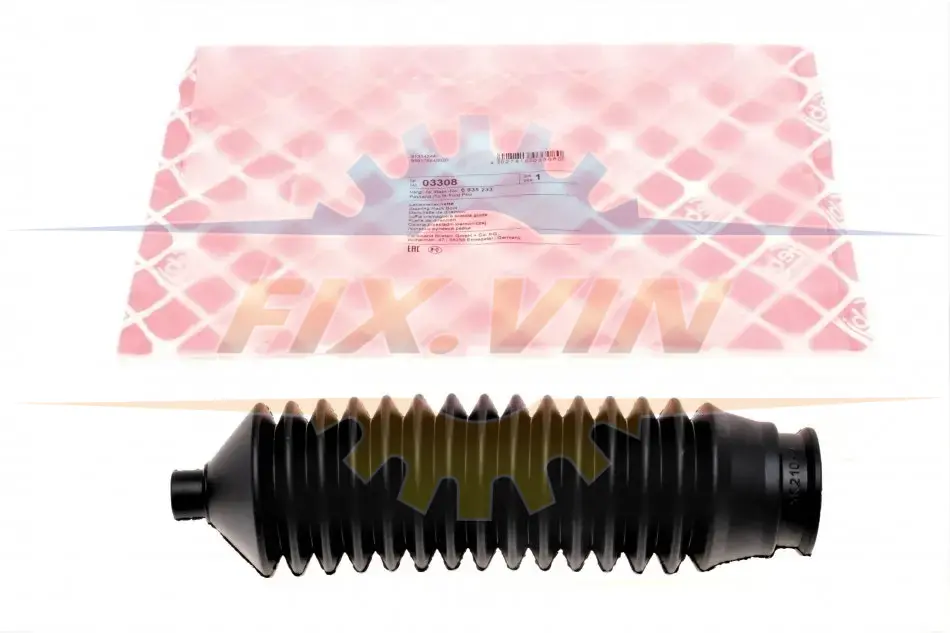 Пильовик рул. рейки FORD ESCORT,FIESTA 92-03 (Вир-во FEBI) FEBI BILSTEIN 03308 (фото 1)