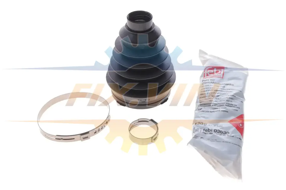 Пильник ШРКШ (зовнішній) Renault Clio II 98-/Kangoo 97-/Thalia 08- (к-кт) FEBI BILSTEIN 100047 (фото 1)