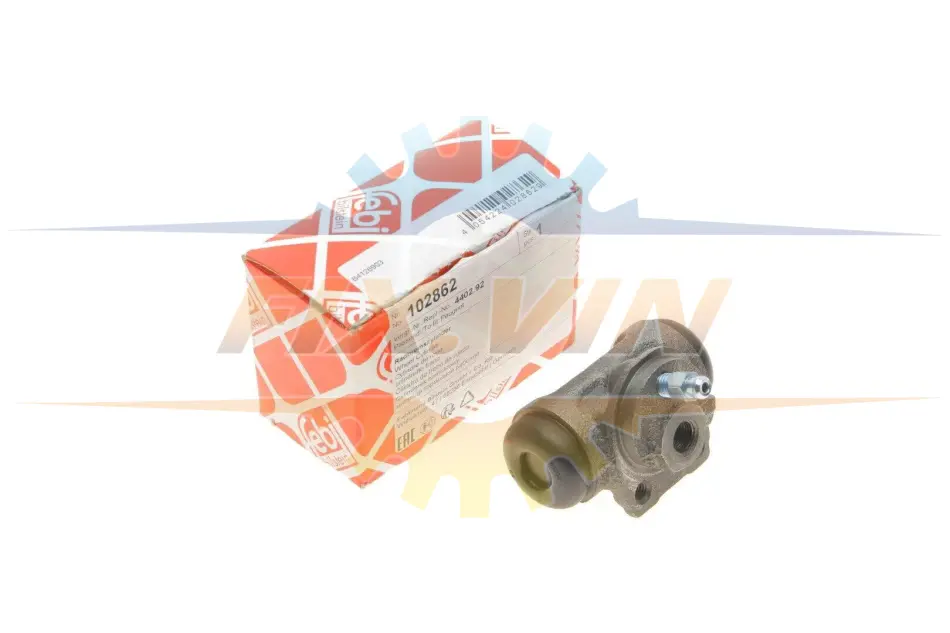 Ремкомплект циліндра гальмівного (заднього) Peugeot 206/Renault Logan (d=19mm) (Bdx) FEBI BILSTEIN 102862 (фото 1)