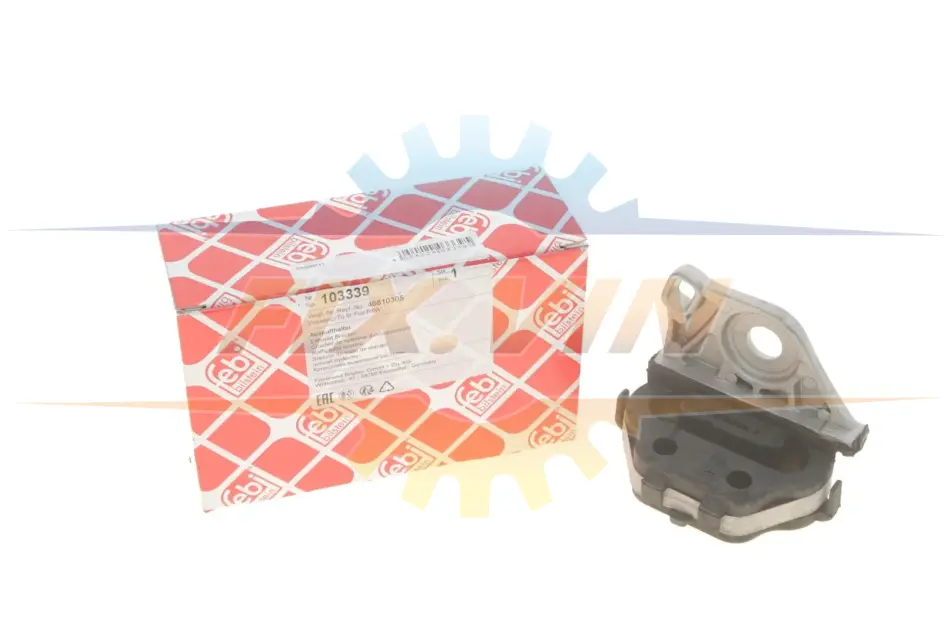 Кронштейн кріплення глушника Fiat Bravo/Stilo 1.2-2.0D 01-14 (гумометалевий) FEBI BILSTEIN 103339 (фото 1)