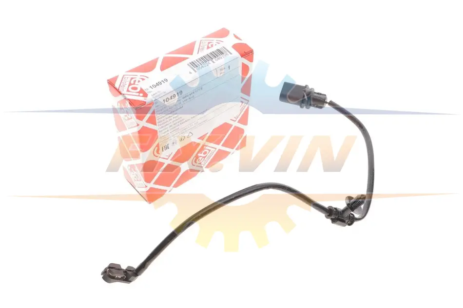 Датчик зносу гальмівних колодок (задніх) Audi A4/A5 15- (L=392mm) FEBI BILSTEIN 104919 (фото 1)