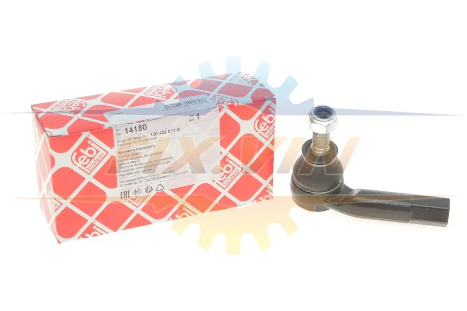 Накінечник рульової тяги AUDI/SEAT/SKODA/VW A3/Leon/Octavia/Golf/Bora "FL "96-"10 FEBI BILSTEIN 14180 (фото 1)