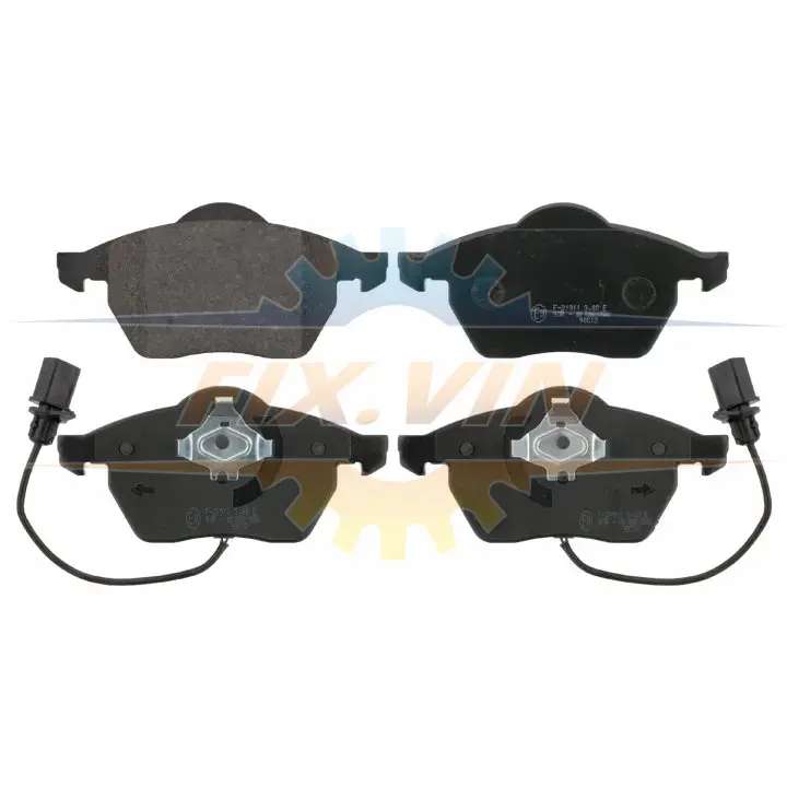 Колодки тормозные передние с датчиком, тип ATE, VW Golf Jetta Passat. Audi A4 A6. Skoda SuperB. Seat Exeo 1.8 - 2.8 4B0698151 4F0698151 8E0698151 FEBI BILSTEIN 16447 (фото 1)