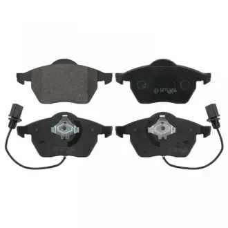 Колодки тормозные передние с датчиком, тип ATE, VW Golf Jetta Passat. Audi A4 A6. Skoda SuperB. Seat Exeo 1.8 - 2.8 4B0698151 4F0698151 8E0698151 FEBI BILSTEIN 16447