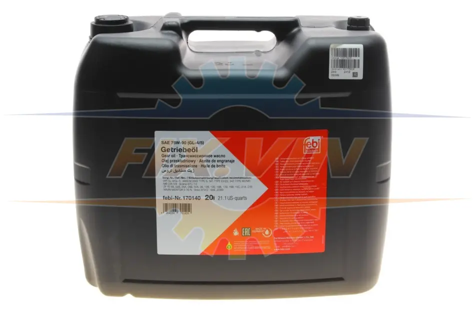 Олива трансмісійна SAE 75W-90 20L FEBI BILSTEIN 170140 (фото 1)