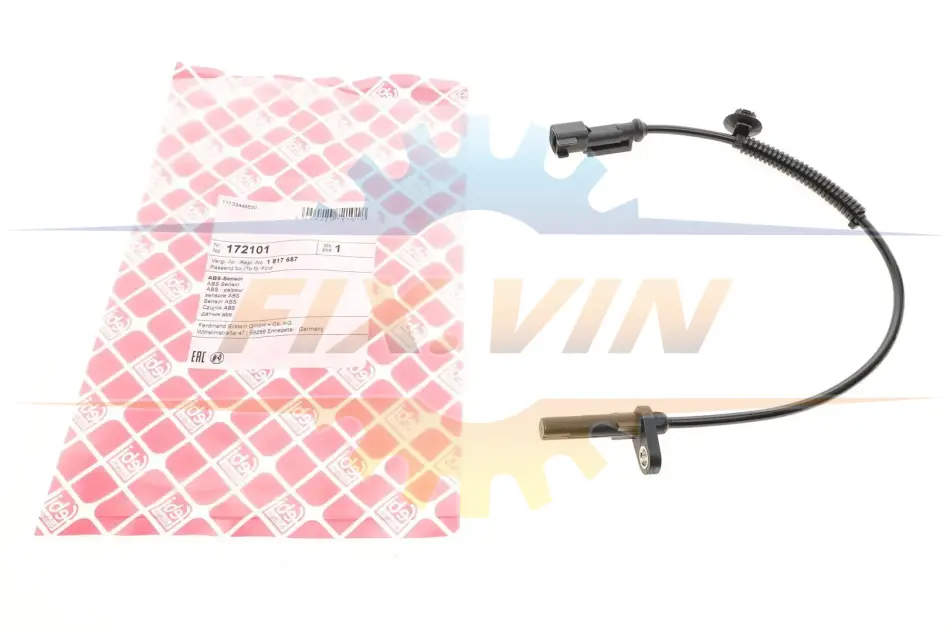 Датчик ABS (задній) Ford Transit 14- FEBI BILSTEIN 172101 (фото 1)