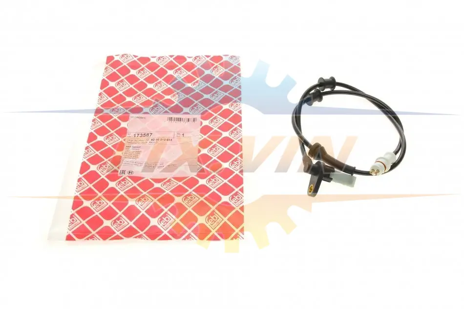 Датчик ABS (задній) Renault Kangoo 1.2-1.9 dCi 97-(L) FEBI BILSTEIN 173587 (фото 1)