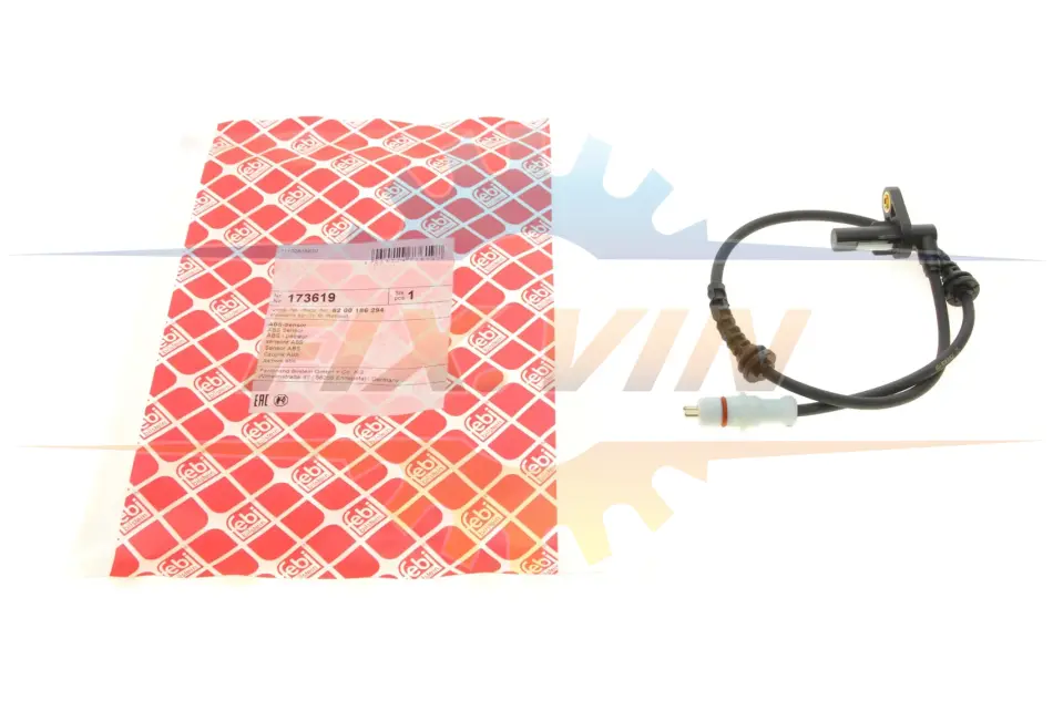 Датчик ABS (передній) Renault Clio II/Kangoo/Twingo 1.2-2.0 16V 02- FEBI BILSTEIN 173619 (фото 1)