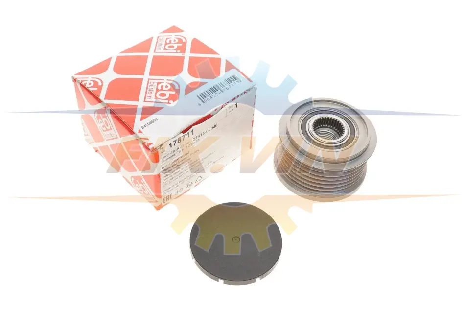 Шків генератора Ford Transit V347 2,2/2.4/3.2TDCi 06-14, V363 2.2TDCi 13-, 7PK FEBI BILSTEIN 176711 (фото 1)