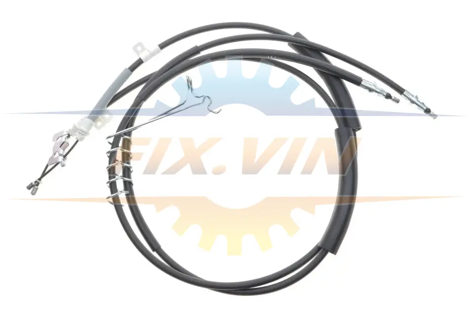Трос ручника (задній) Ford Connect 02- (+ABS) (низька база)(дисковий гальма) FEBI BILSTEIN 177158 (фото 1)