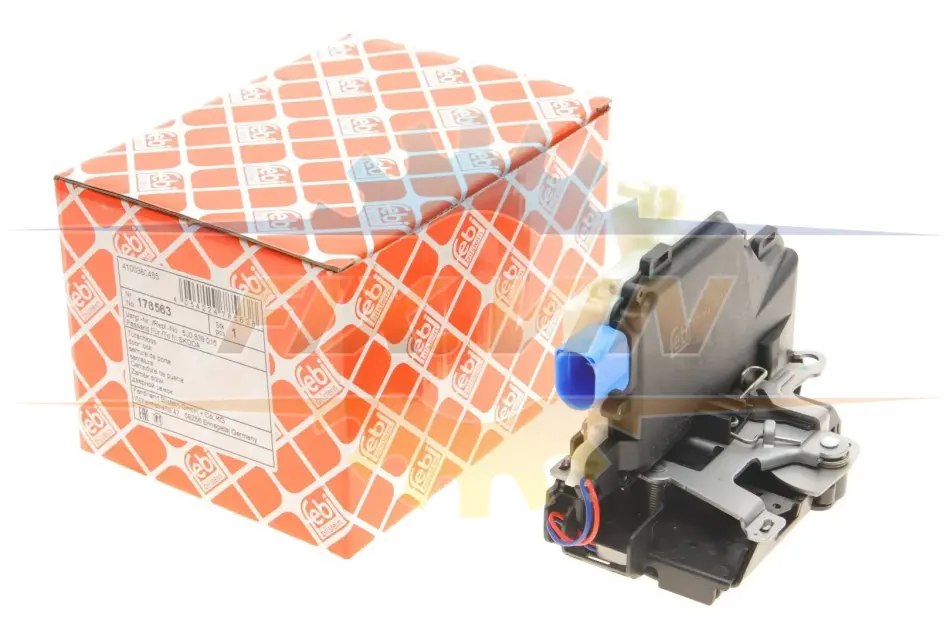 Замок двері задн Лів SKODA FABIA I, FABIA I PRAKTIK, FABIA II 10.99-12.14 FEBI BILSTEIN 178563 (фото 1)