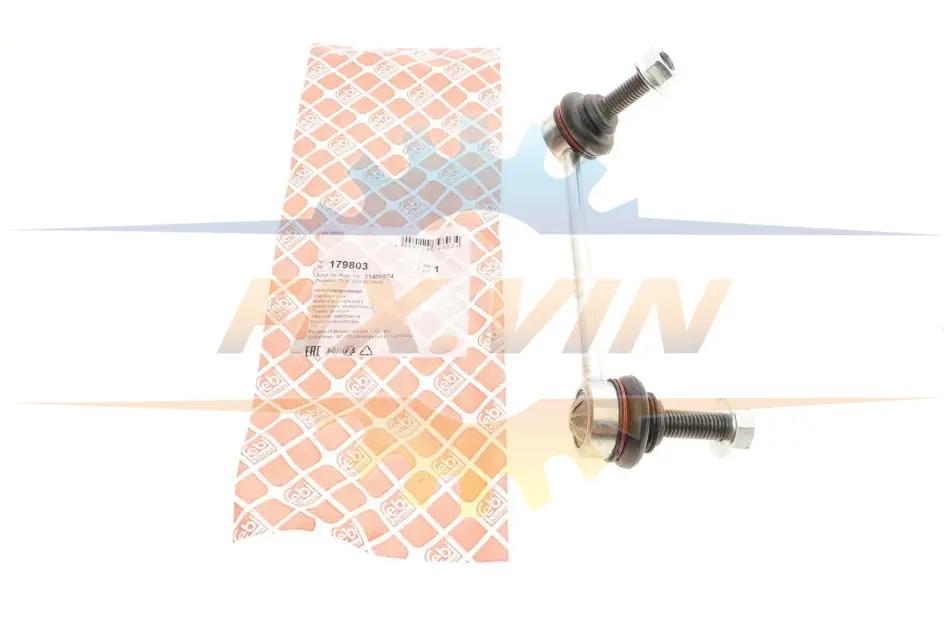 Тяга стабілізатора (переднього) (R) Volvo S90/V90/XC60/XC90 16- FEBI BILSTEIN 179803 (фото 1)
