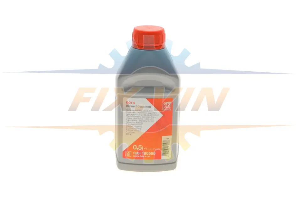 Рідина гальм. FEBI DOT4 (Каністра 0,5л) FEBI BILSTEIN 180588 (фото 1)