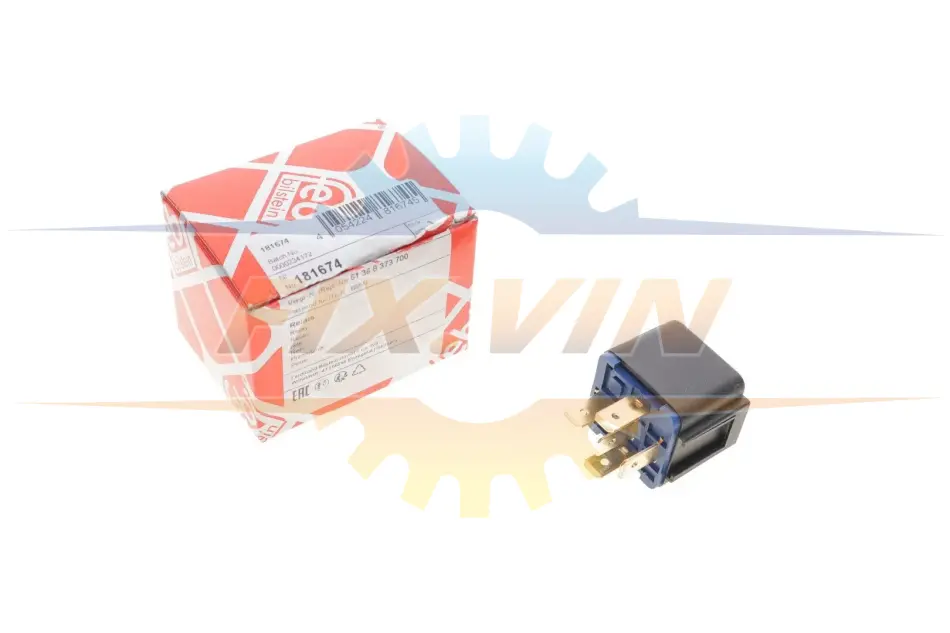 Реле поворотів (12V) BMW 5 (E60/E61)/X5 (E53/E70/F15) 96- FEBI BILSTEIN 181674 (фото 1)