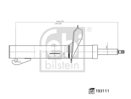 FEBI - Амортизатор FEBI BILSTEIN 193111