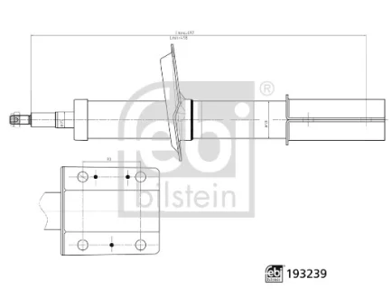 FEBI - Амортизатор FEBI BILSTEIN 193239