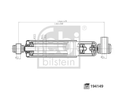 FEBI - Амортизатор FEBI BILSTEIN 194149