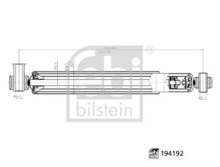 Автодеталь FEBI BILSTEIN 194192