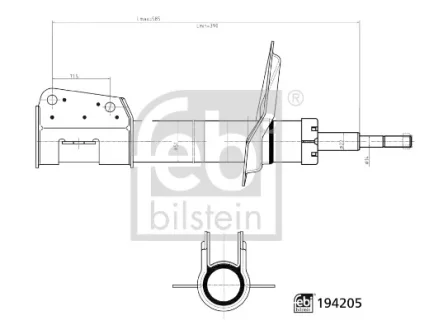 FEBI - Амортизатор FEBI BILSTEIN 194205