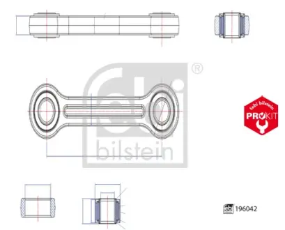 З\'єднання стабілізатора FEBI BILSTEIN 196042