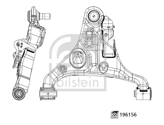 FEBI - Важіль підвіски FEBI BILSTEIN 196156 (фото 1)