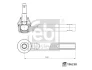 Накінечник тяги FEBI BILSTEIN 196238 (фото 1)