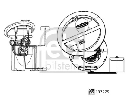 Насос паливний FEBI BILSTEIN 197275