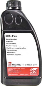 Гальмівна рідина (ABS, ESP) DOT 4 Plus 1L FEBI BILSTEIN 23930