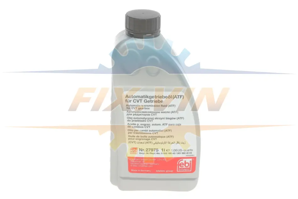Олива трансміс. FEBI ATF CVT (Каністра 1л) FEBI BILSTEIN 27975 (фото 1)