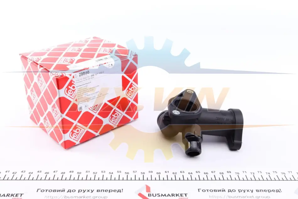 Фланець системи охолодження AUDI/SKODA/VW A4/A6/SuperB/Passat "1.8T FEBI BILSTEIN 29880 (фото 1)