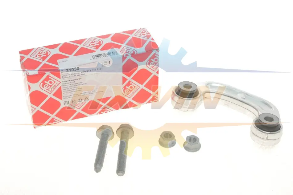 Кронштейн(тяга) стабілізатора з гайками FEBI BILSTEIN 31030 (фото 1)