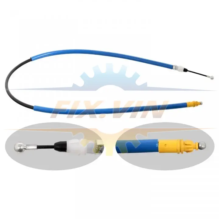 Трос ручного гальма OPEL, RENAULT, NISSAN задн. лів. (вир-во FEBI) FEBI BILSTEIN 33167 (фото 1)