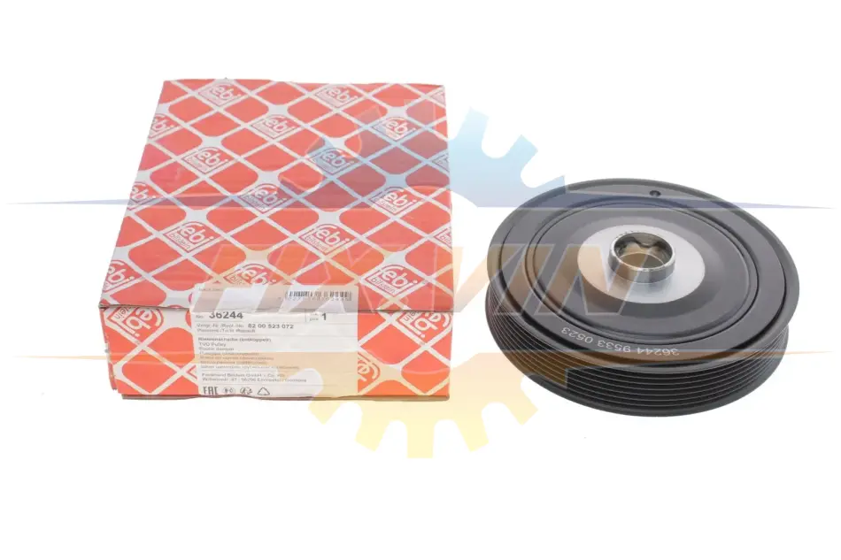 Шків NISSAN/RENAULT/SUZUKI Primera/Megane/Grand Vitara "1,9 dCi "01>> FEBI BILSTEIN 36244 (фото 1)