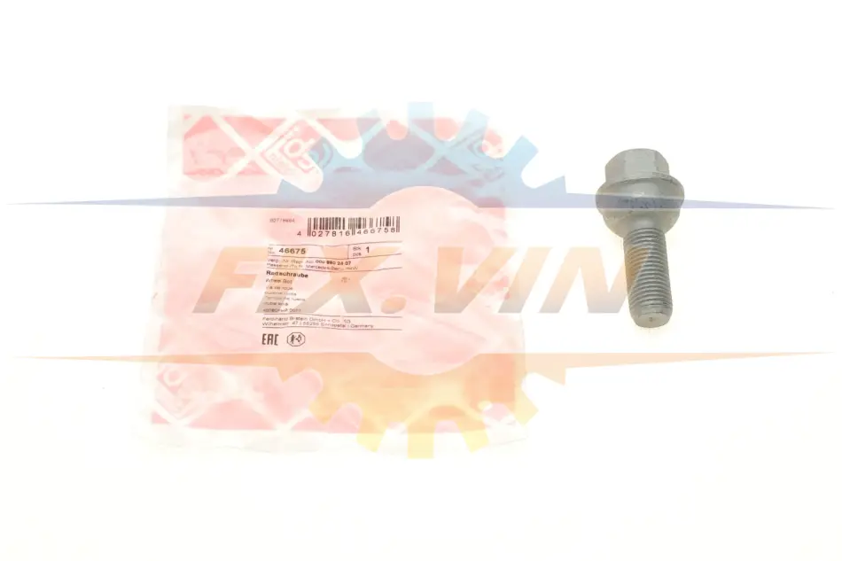 Болт колеса MB Sprinter/VW Crafter 06- (M14x1.5mm) FEBI BILSTEIN 46675 (фото 1)