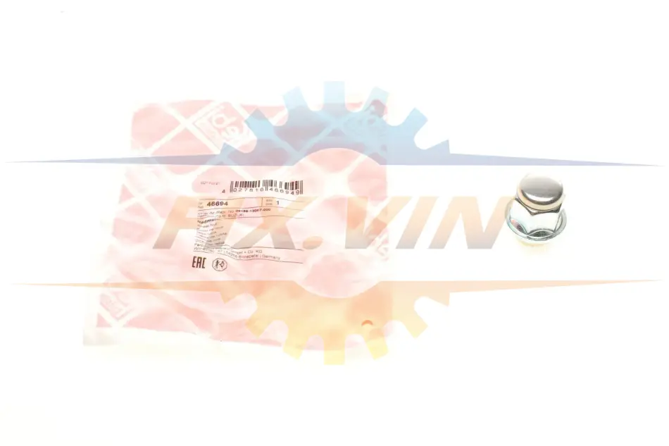 Гайка колісна Suzuki Baleno/ Grand Vitara 95-03 (M12x1.25) FEBI BILSTEIN 46694 (фото 1)
