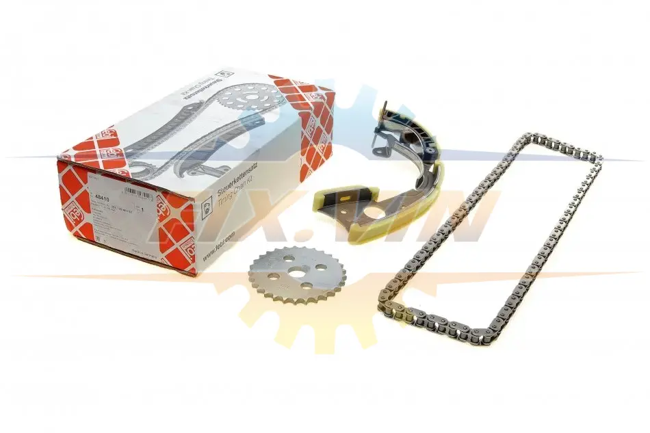 Комплект ланцюга насосу масляного Audi A4/A5/A6/A7/A8/Q5/Q7/VW Touareg 04-18 (z=104) FEBI BILSTEIN 48410 (фото 1)