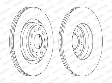 Диск гальмівний FERODO DDF1503C