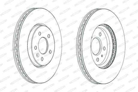 Диск гальмівний FERODO DDF2191C-1