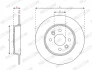 Комплект гальмівних дисків (2 шт) задн лів/прав RENAULT CLIO V 1.0-1.6H 06.19- FERODO DDF3047C (фото 3)