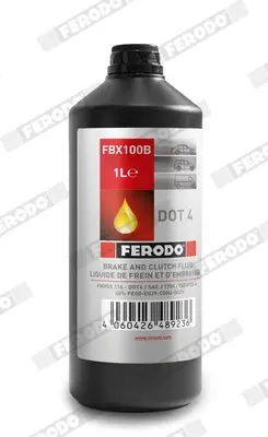 Рідина гальмівна DOT 4 1л FERODO FBX100B (фото 1)