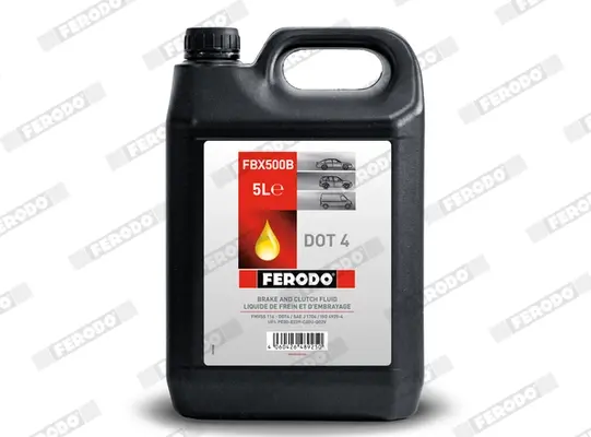 Рідина гальмівна DOT 4 5л FERODO FBX500B (фото 1)