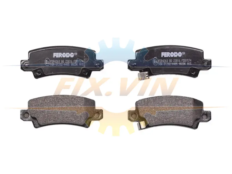 Колодки гальмівні дискові FERODO FDB1574 (фото 1)