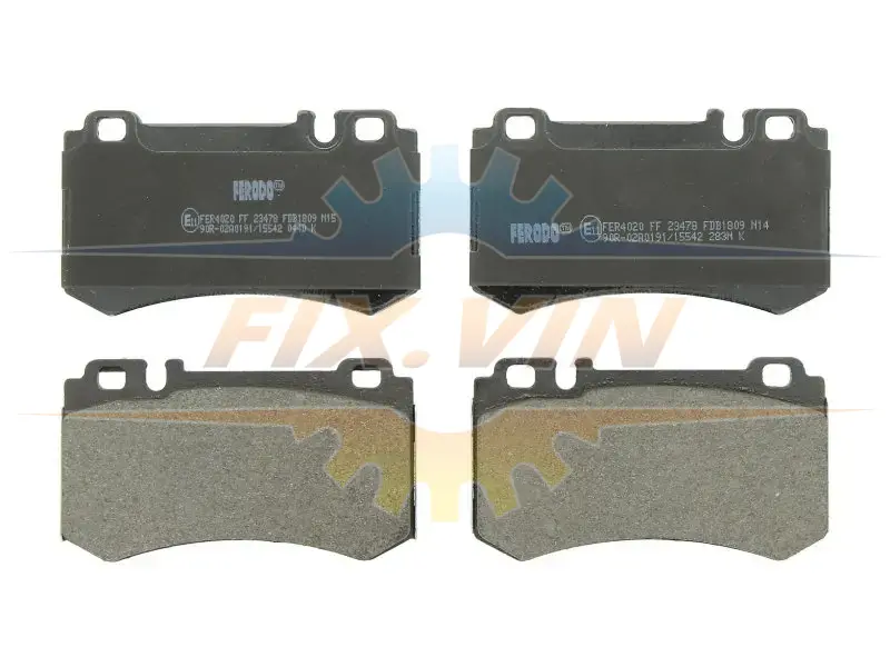 Гальмівні колодки зад. MB W211/W220 01-08 (brembo) (111,5x63,9x15,8) FERODO FDB1809 (фото 1)