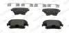 Комплект гальмівних колодок задн (із замком), CHRYSLER 300C DODGE CHALLENGER, CHARGER LANCIA THEMA 2.7-6.4 09.04- FERODO FDB1953 (фото 1)