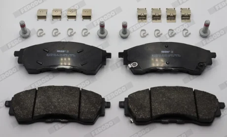 Комплект гальмівних колодок передн, FORD RANGER 2.0D-3.2D 04.11- FERODO FDB4981