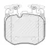Комплект тормозных колодок передн BMW 2 G42 G87 3 G20 G80 G28 3 G21 3 G21 G81 4 G22 G82 4 G23 G83 4 GRAN COUPE G26 5 G30 F90 5 G31 1.6-Electric 07.15- FERODO FDB5173 (фото 2)