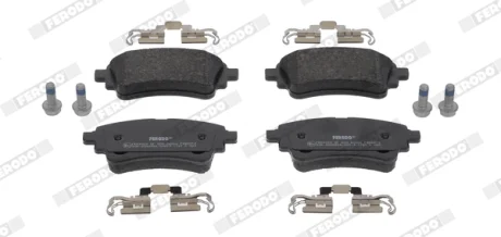 Комплект гальмівних колодок задн, AUDI A4 ALLROAD B9, A4 B9, A5, A6 ALLROAD C8, A6 C8, A7, A8 D5, Q5, Q7 1.4-4.0H 01.15- FERODO FDB5410
