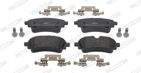Комплект гальмівних колодок задн, AUDI A4 ALLROAD B9, A4 B9, A5, A6 ALLROAD C8, A6 C8, A7, A8 D5, Q5, Q7 1.4-4.0H 01.15- FERODO FDB5431