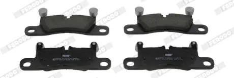 Комплект гальмівних колодок задн, PORSCHE 911, 911 TARGA, BOXSTER SPYDER, CAYENNE 2.9-4.0 12.11- FERODO FDB5447